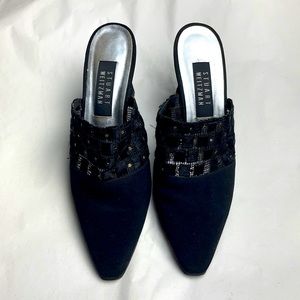 Stuart Weitzman Black Heels Leather 8.5